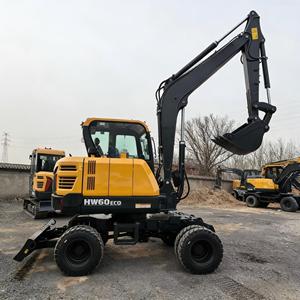 รถขุดขนาดเล็กแบบมีล้อ 6 ตัน ขนาดบุ้งกี๋ 0.21 คิว รุ่น HW65A HW60ECO พร้อมอุปกรณ์เสริม มีสินค้าในสต็อก - Product Image 5