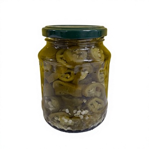 Rodajas de chile jalapeño verde encurtido premium en vinagre, aros de chile de calidad de exportación para pizzas, hamburguesas y rebanadas de sándwiches - Product Image 2