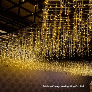 Chất lượng cao điện áp thấp 220V IP65 không thấm nước LED Ice dải đèn năng lượng mặt trời rèm cửa cho Giáng sinh ngoài trời/trang trí trong nhà - Product Image 2