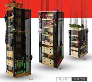 Étagère de présentation pour cannes <span class=keywords><strong>à</strong></span> <span class=keywords><strong>pêche</strong></span>, moulinets et leurres en bois et métal pour magasin de vente au détail, vente chaude - Product Image 5