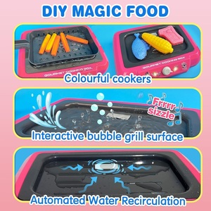 Juego de Cocina DIY Magic Fry <span class=keywords><strong>Gourmet</strong></span>, Juguete de Cocina DIY Magic Frying Shantou con Sonido, Luz y Superficie de Burbujas para Niños - Product Image 3