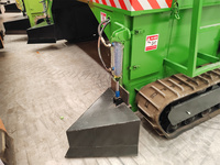Machine à retourner le compost de fumier de vache utilisée dans la production d'engrais organiques