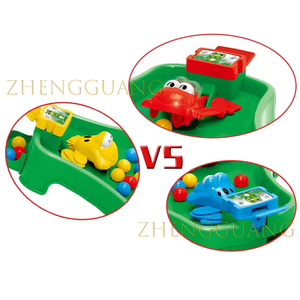 Zhengguang – jouets amusants pour enfants, grenouille mange des haricots, jeux de société en plastique, Double marteau, jeu de combat, décompression, jouet portable - Product Image 1