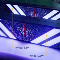 Luces de Escenario Pixel Retro Coloridas, Luces LED RGB Ámbar Controladas por DMX512 para Espectáculos