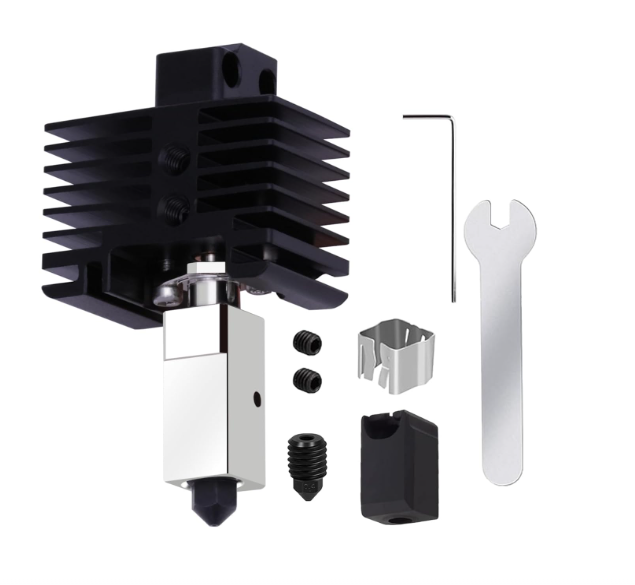 Upgrade Hotend with Titanium Alloy Heatbreak and Hardened Steel Nozzle for Bambu Lab X1/P1P Series 3d Printer