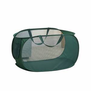 Cesto de Ropa Plegable Horizontal con Logotipo Personalizado, Bolsa de Almacenamiento de Ropa Sucia Portátil de Malla de Poliéster - Product Image 5