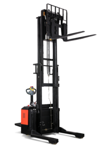 <span class=keywords><strong>1500kg</strong></span> Single Scissor Reach Truck Apilador eléctrico 3M 4m 5M Carretilla elevadora Rider on Reach <span class=keywords><strong>Fork</strong></span> <span class=keywords><strong>Stacker</strong></span> para la venta - Product Image 3