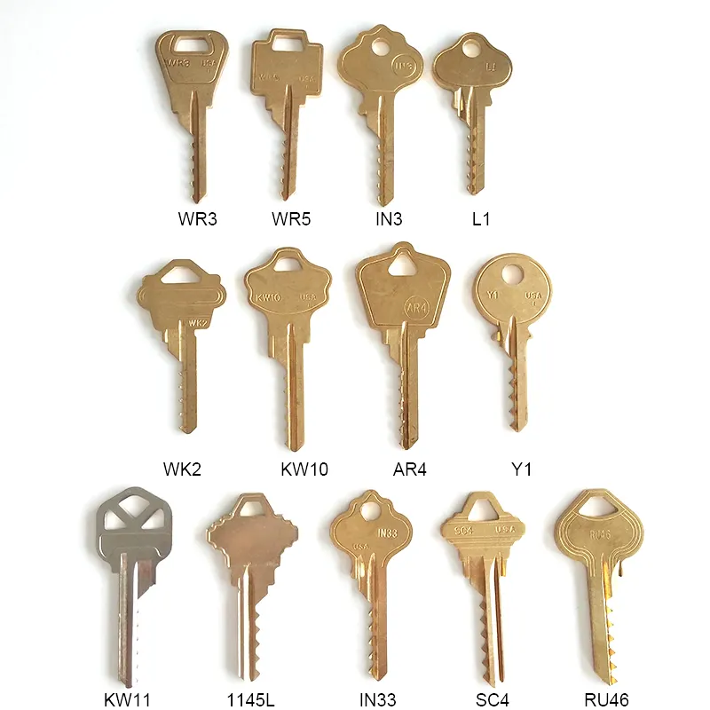 Wholesale Bump Keys master key cylinder lock blank keys MORTISE CYLINDER