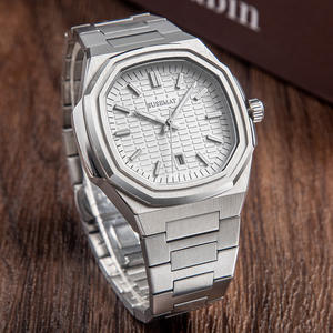 Susemat Horloge Fabrikant Groothandel Roestvrij Staal Logo Orologi Uomo Montre Homme Vierkante Mannen Quartz Luxe Horloge Voor Mannen - Product Image 5