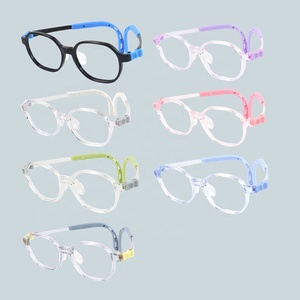 Occhiali per Bambini con Montatura Ovale Completa in TR90 e Silicone, Certificati ISO9001 per Leggere e Usare Schermi - Product Image 6