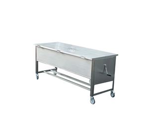 Vasca in acciaio inox immersione dissezione tavolo Cadaver serbatoio autopsia tavolo per laboratorio e ospedale scuola di medicina - Product Image 4