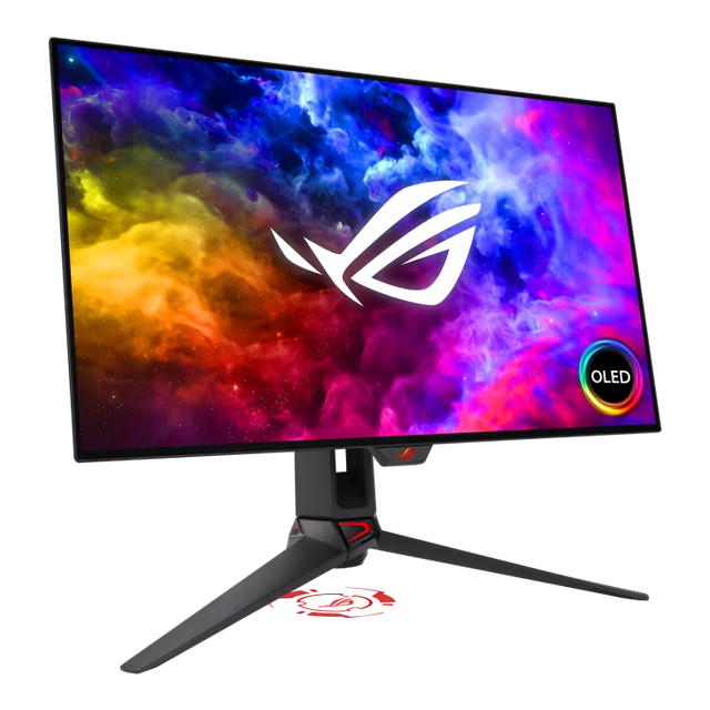 Gaming PC Monitor OLED ROG Swift PG27AQDM 240Hz 2560x1440 QHD 0.03ms Screen For Esports