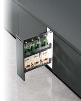 Galaxy Full Pull Out Magic Corner Panier de rangement en verre Supports de rangement pour matériel de cuisine pour des solutions de stockage efficaces