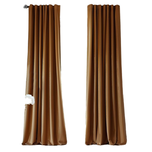 <span class=keywords><strong>Marrone</strong></span> <span class=keywords><strong>Oro</strong></span> di lusso Asta da tasca 120 pollici Extra lungo isolamento termico <span class=keywords><strong>marrone</strong></span> <span class=keywords><strong>tende</strong></span> in velluto oscurante 2 pannelli - Product Image 2