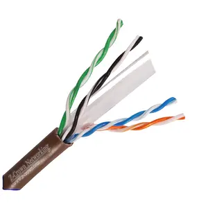 Plastic 100% Copper lift travelling patch cord 8 pair cat6 utp suppliers Outdoor Cable