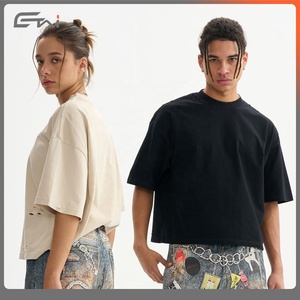 Haute qualité lâche surdimensionné lavage hommes T-shirt impression personnalisée vierge en détresse Vintage t-shirts pour hommes - Product Image 3