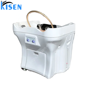 Équipement de spa capillaire portable Kisen avec 2 réservoirs d'eau, circulation d'eau thermostatique, bac à shampoing pour salle de bain, hôtel, blanchisserie - Product Image 5