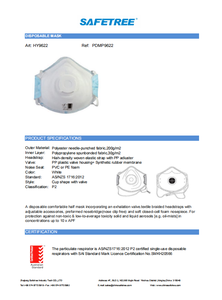 ऑस्ट्रेलियाई au/nzs 1716 <span class=keywords><strong>p2</strong></span> सुरक्षा फेस धूल मास्क डिस्पोजेबल सुरक्षात्मक श्वसन - Product Image 5