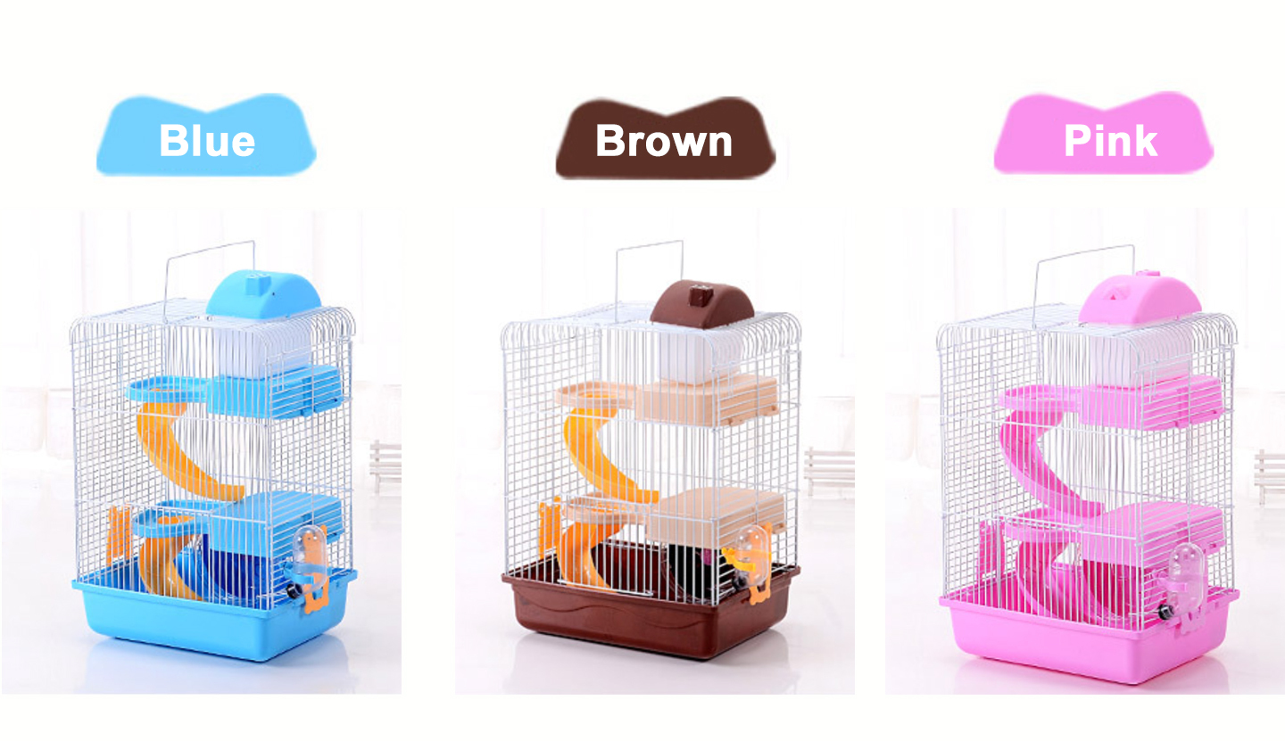 Wholesale 3-Layer Acrylic Hamster Cage – Luxury Large Hamster Play House with Custom Logo & Multi-Level Design - View 3
