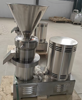 Broyeur à colloïdes en acier inoxydable de qualité alimentaire, machine à broyer pour la fabrication de pâte de piment frais et de pâte d'arachide
