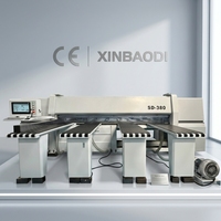 Scie à panneaux horizontale CNC SD380 haute vitesse pour atelier de meubles en panneaux de mélamine et fabrication d'armoires