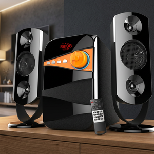 Classic 2.1 Super Woofer <b>Speaker</b> With <b>USB</b> FM Remote Control - Product Image 3