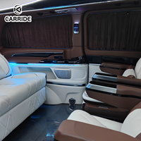 CARRIDE Conversion intérieure de luxe pour Mercedes V260 VIP Van, sièges capitaine en cuir personnalisés, éclairage d'ambiance, plafond étoilé