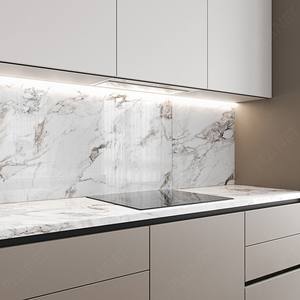 Gabinetes <span class=keywords><strong>de</strong></span> <span class=keywords><strong>Cocina</strong></span> Modernos Comerciales Blancos <span class=keywords><strong>de</strong></span> Melamina con Acabado Marrón Brillante, Organizador <span class=keywords><strong>de</strong></span> Isla <span class=keywords><strong>de</strong></span> <span class=keywords><strong>Cocina</strong></span> - Product Image 6