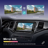 Autoradio Android Podofo 7'' 2+64 Go Carplay GPS WiFi USB Type-C pour VW/PASSAT/SKODA/POLO/GOLF/SEAT OEM ODM Personnalisé