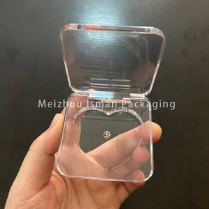 ISMAN Nuevo Diseño Transparente Cuadrado en Forma de Corazón Envase Vacío para Bálsamo Labial Estuche Compacto de Plástico para Maquillaje, Colorete y Paleta de <span class=keywords><strong>Sombras</strong></span> 5g - Product Image 5