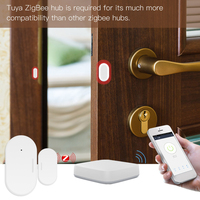 Détecteur de fenêtre intelligent Tuya Zigbee 3.0, système d'alarme de sécurité domestique automatique, sans fil, Alexa Google, capteur de porte de garage Wifi