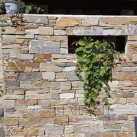 BLVE Maison Décoration Extérieure Pierre De Roche Pavage Placage Aléatoire Mur Dalle Gris Pile Naturelle Façade En Pierre