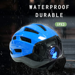 Hoge kwaliteit waterdichte slimme LED-helm met volledige APP-bediening, duurzame constructie, mooi uiterlijk, verbeterde veiligheid - Product Image 5