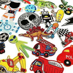 Tùy chỉnh trẻ em sắt trên các bản vá lỗi thêu trẻ em dễ thương phim hoạt hình sắt-on thêu các bản vá lỗi cho quần áo quần áo - Product Image 3