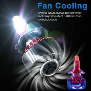 Faros LED Luminosos de 360 Grados para Automóvil, H1 H7 H11 9005 en Todos los Lados, Faros Modificados 9005, Bombilla Integrada de Luz Alta y Baja - Product Image 5