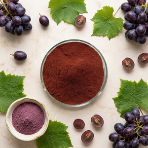Poudre d'extrait de raisin noir en gros, fabricant de qualité, fournisseur en vrac d'extrait de raisin - Product Image 1