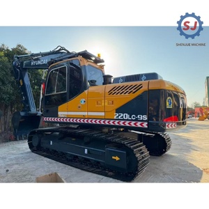 Excavatrice sur chenilles Hyundai d'occasion robuste de 22 tonnes, modèle R220LC-9S 2023, avec pompe hydraulique PLC, boîte de vitesses et moteur, en bon état, à vendre - Product Image 6