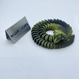 Serpent Articulé Flexible Imprimé en 3D, Vipère Magique Articulée pour la Relaxation, Décoration Intérieure Unique - Product Image 2