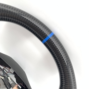 Volante de Fibra de Carbono Real Personalizable de Excelente Calidad y Bajo <span class=keywords><strong>Precio</strong></span> para Ford <span class=keywords><strong>Mustang</strong></span> 1999 2000 <span class=keywords><strong>2001</strong></span> 2002 2003 2004 - Product Image 4