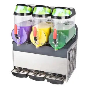 Acier inoxydable MILDRICH de haute qualité 10 litres/15 litres trois réservoirs distributeurs automatiques de smoothie/Slush Maker