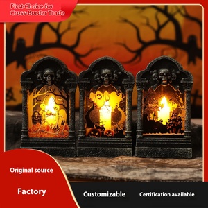 Barre lumineuse LED de bureau pour Halloween, lampe à vent <span class=keywords><strong>et</strong></span> pierre tombale créative, produit de veilleuse d'ambiance de maison hantée transfrontalière - Product Image 4