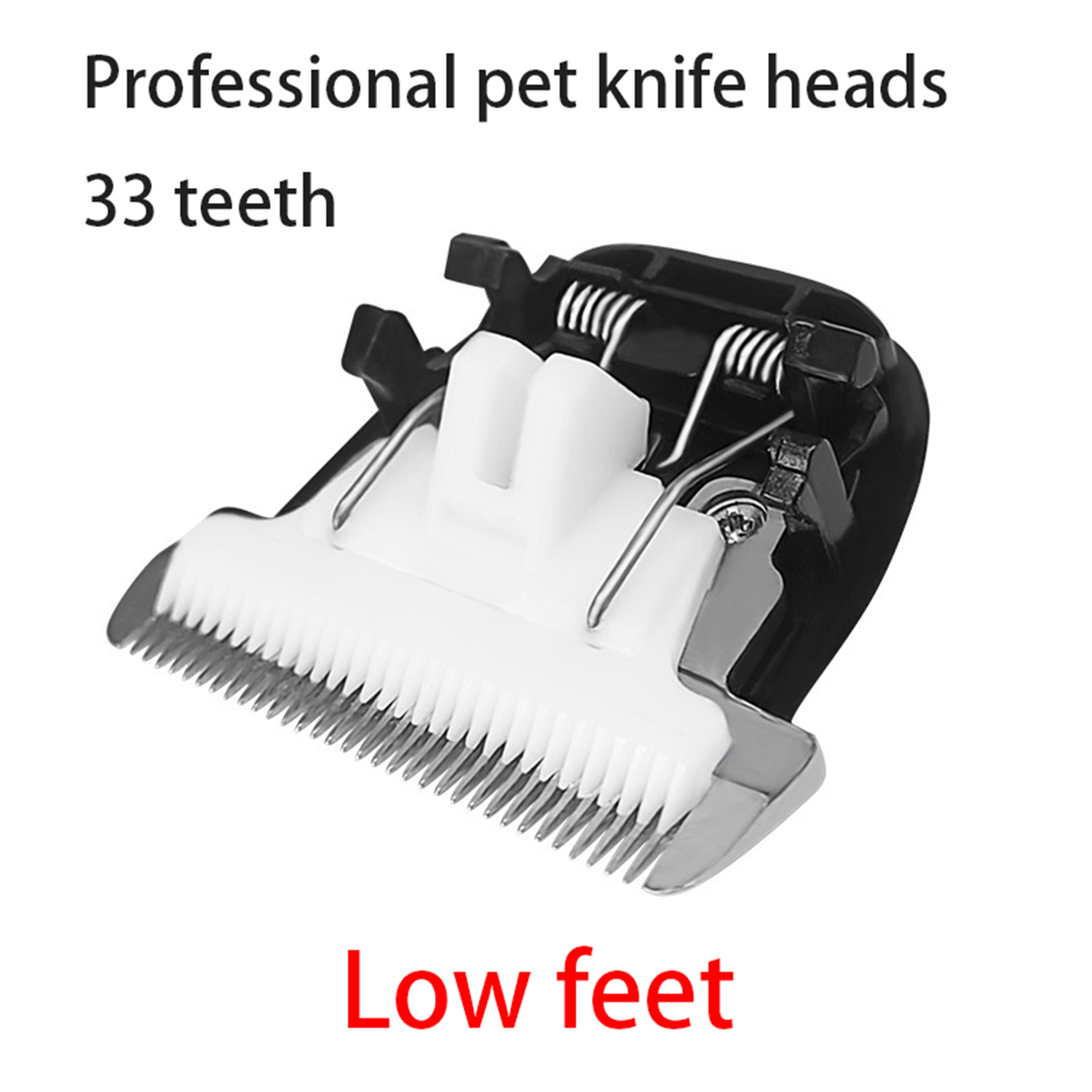 Pieds bas noirs 33 dents