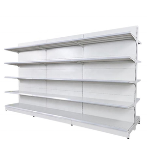 Scaffalatura Gondola <span class=keywords><strong>in</strong></span> Metallo per Supermercati - Regolabile, Durevole, Ecologica, Installazione Rapida per Negozi di Alimentari e Vendita al Dettaglio - Product Image 6