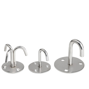 Ganchos de Seguridad Wei Privilege de Acero Inoxidable, Capacidad de Carga de 100 kg, Ganchos de Fijación en Forma de U Pulidos para Techos, para Lámparas - Product Image 1