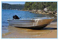 Bateau pneumatique en aluminium de 4,2 m pour la pêche et la patrouille, bateau à rames