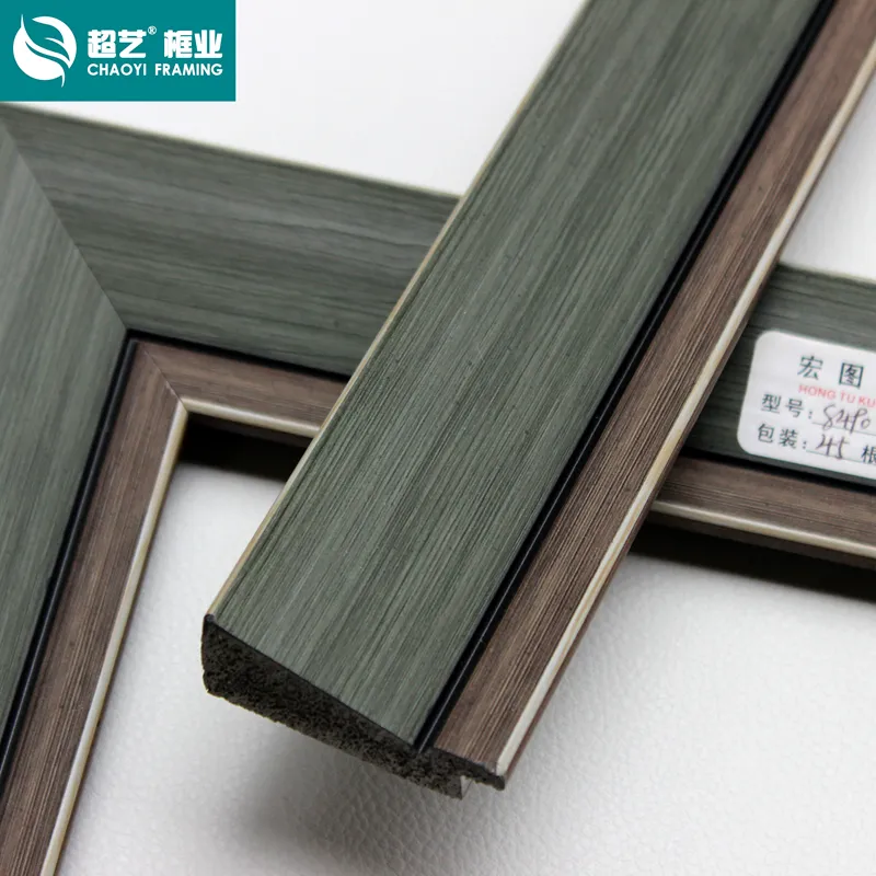 Tiras de moldura de plástico personalizadas podem ser usadas para moldura acabada, decorativa de parede, foto, moldura de moldura