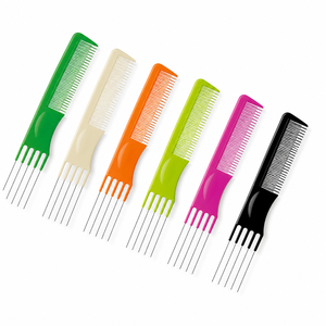 Pettine professionale per lo styling con 5 punte in metallo - Product Image 1