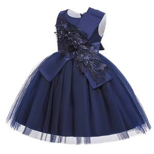 Abito da <span class=keywords><strong>Cerimonia</strong></span> Principessa con Ricami, Vestito Formale da Ballo per <span class=keywords><strong>Damigella</strong></span> d'Onore, Outfit Estivo per Bambine - Product Image 4