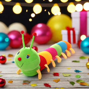 Colorido largo <span class=keywords><strong>gusano</strong></span> de <span class=keywords><strong>peluche</strong></span> muñeco de <span class=keywords><strong>peluche</strong></span> juguetes suave <span class=keywords><strong>gusano</strong></span> cojín regalo para cumpleaños niños - Product Image 6