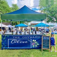 Gazebos en tissu d'auvent de salon extérieur personnalisés Beach Party Pop up résistant à l'eau protégé contre les UV facilement assemblé écologique